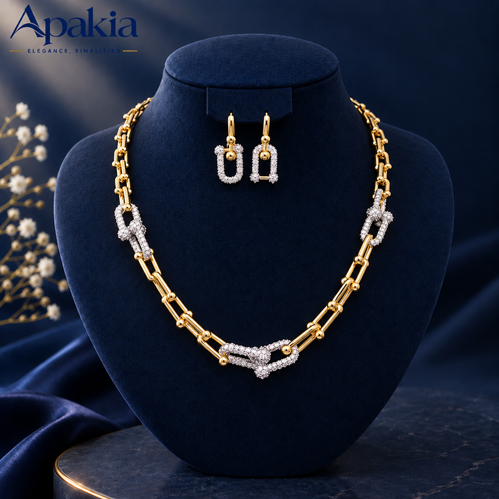 Apakia | طقم مجوهرات Waterdrop الراقي للمناسبات