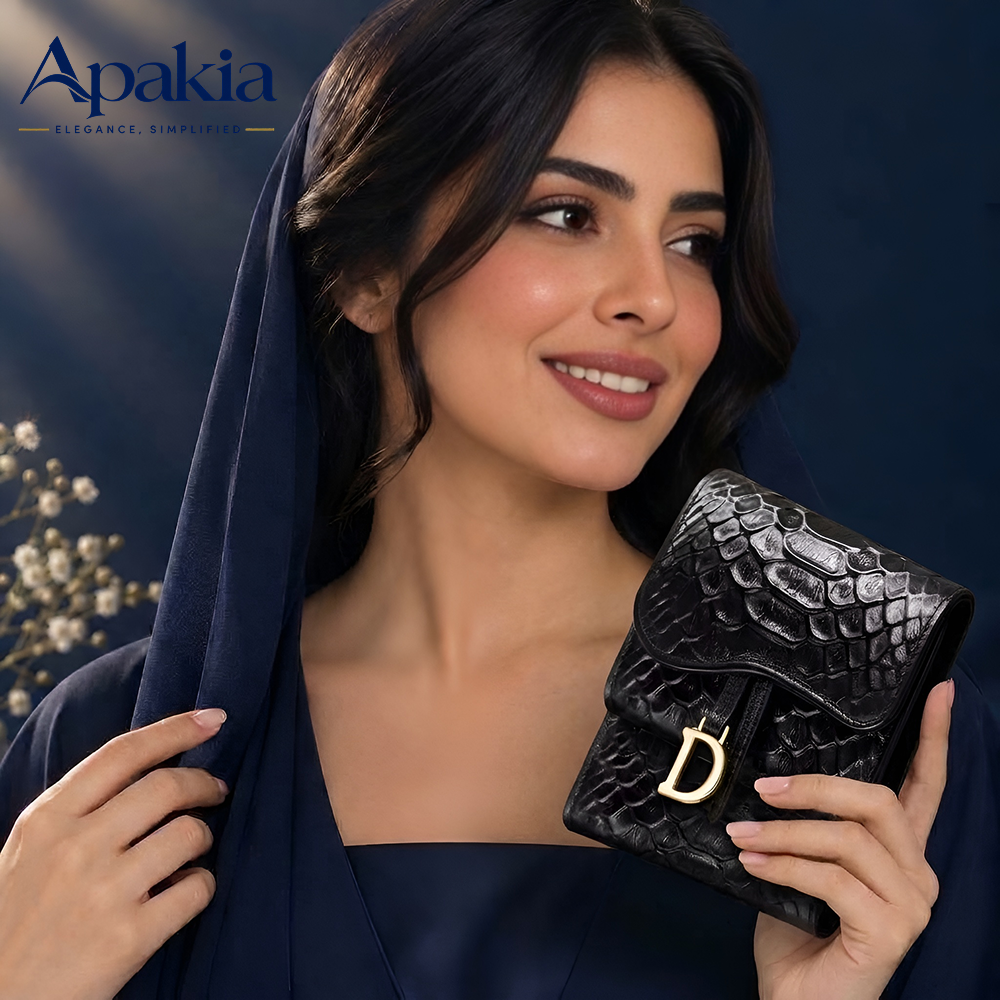 محفظة كروكو شيك | Croco Chic Short Wallet