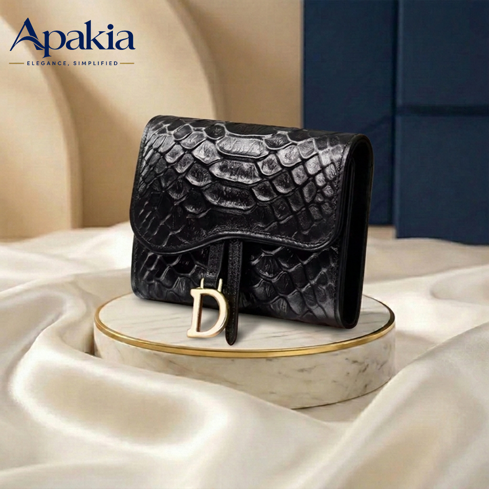 محفظة كروكو شيك | Croco Chic Short Wallet