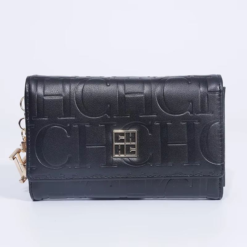 محفظة "CH إمبوسيد" المدمجة | CH Embossed Minimalist Wallet (2026 Collection)