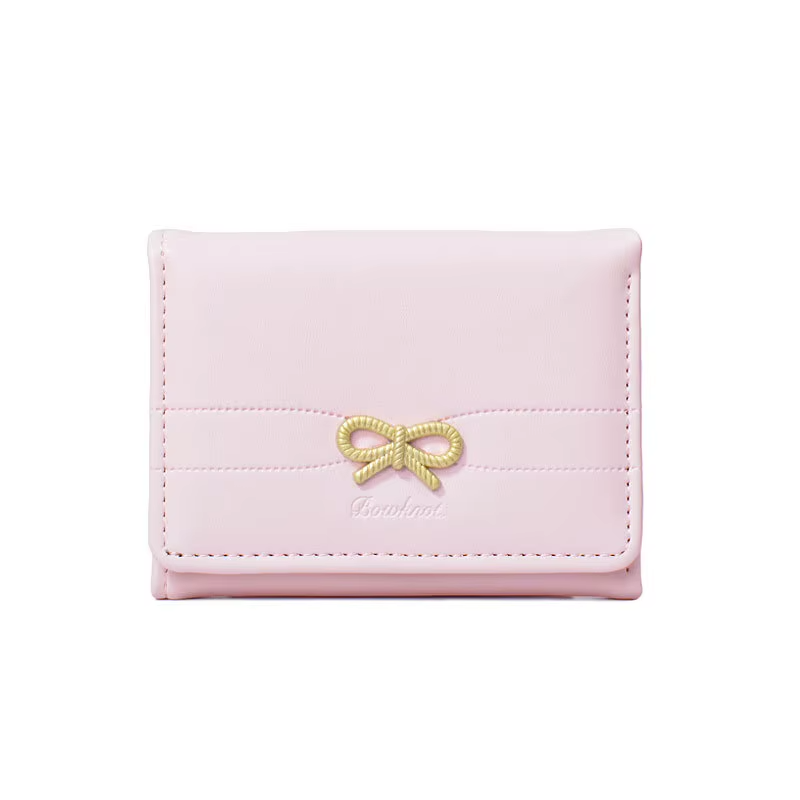محفظة "بو-غريس" المدمجة مع فيونكة أنيقة | Bow-Grace Mini Wallet