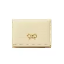 محفظة "بو-غريس" المدمجة مع فيونكة أنيقة | Bow-Grace Mini Wallet
